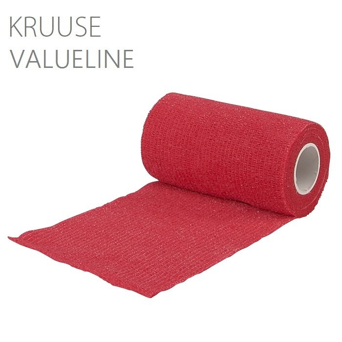 VALUELINE Flexible Bandaj. Kırmızı. 10 cm x 4.5 metre