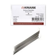 Kruuse-Vet Sütür İğnesi. Spring Eye. Düz. Keskin. 75 mm. 10/pk