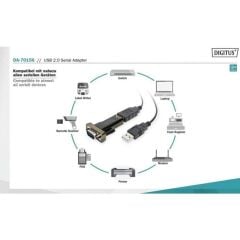 Digitus DA-70156 USB 2.0 RS232 USB Çevirici