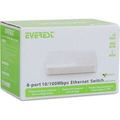 Everest ESW-108 8 Port 10 / 100Mbps Ethernet Switc