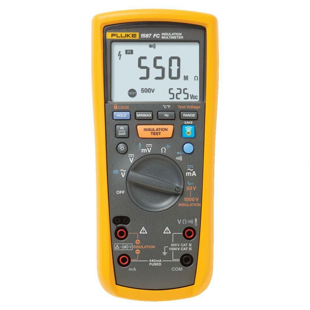 Fluke 1587 FC - İzolasyon Test Cihazı+True RMS Multimetre