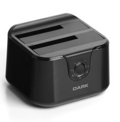 DARK DK-AC-DSD24C 2.5'' ve 3.5'' USB 3.0 Siyah Sata/Sata2/Sata3 Docking Station