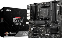MSI B550M PRO-VDH WIFI B550 DDR4 Vga GLan mATX HDMI DVI M.2 USB3.2 WIFI AM4 AMD Anakart