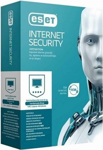 ESET İnternet Securty V10 10 Kullanıcı 1 Yıl TR Kutu.