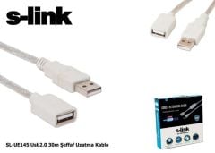 S-LINK SL-UE145 30 Mt USB 2.0 USB Uzatma Kablosu Şeffaf