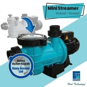 Gemaş Havuz Pompası Streamer Mini 3/4 Hp 220 Volt