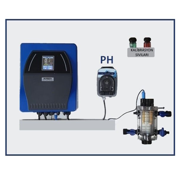 Salt İonic PH 24Gr/h pH Ölçüm ve Kontrollü (40-80m3 Havuzlar için) Komple Set