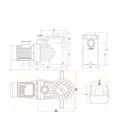 Saci Winner Havuz Pompası 2 hp 220 Volt