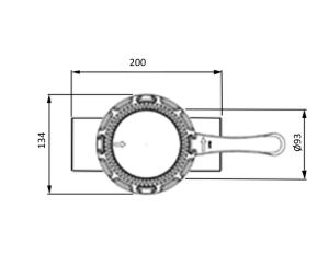 Gözetlemeli Çekvalf Ø 63mm