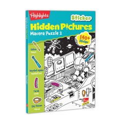 Sticker Hidden Pictures 4'lü Set