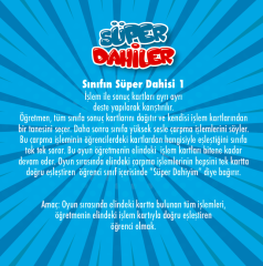 Süper Dahiler Çarpım Tablosu 1 (2x'den 5x'e)