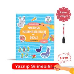 2-4 Yaş Mantıksal Düşünme Becerileri ve Dikkat (Yaz-Sil)