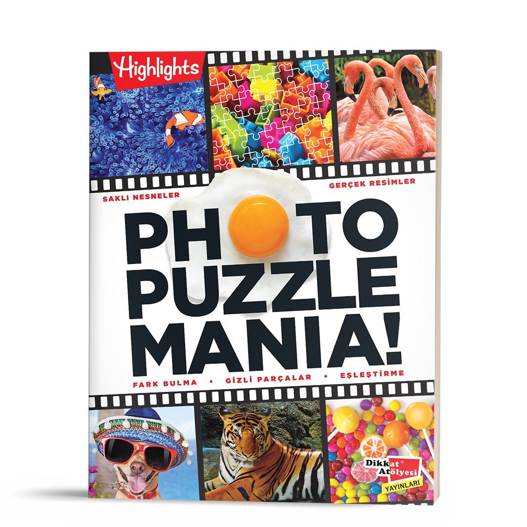 Photo Puzzlemania Eğlenceli Etkinlikler | Dikkat Atölyesi Yayınları