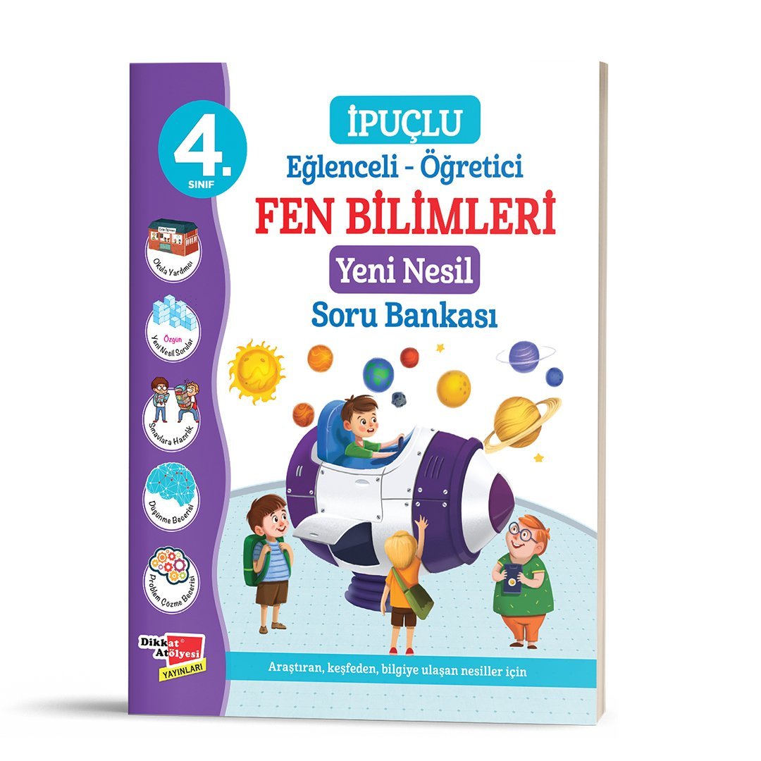 4. Sınıf İpuçlu Fen Bilimleri Yeni Nesil Soru Bankası