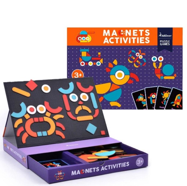 Mideer Magnetic Puzzle Board - Activities - Manyetik Aktiviteler Eğitici Oyun Yapbozu