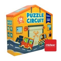 Mideer Puzzle Circuit - 38 Trafik Parkuru Bulmacası