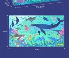 Wonderful Ocean Puzzle - Harika Okyanus Bulmacalı Kağıt Yapboz