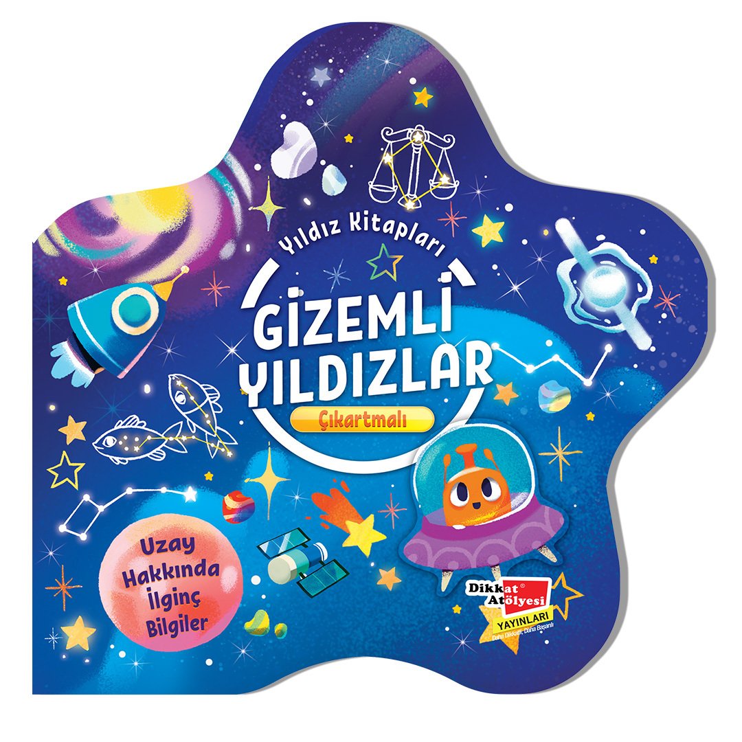 Çıkartmalı Yıldız Kitapları Serisi - Gizemli Yıldızlar