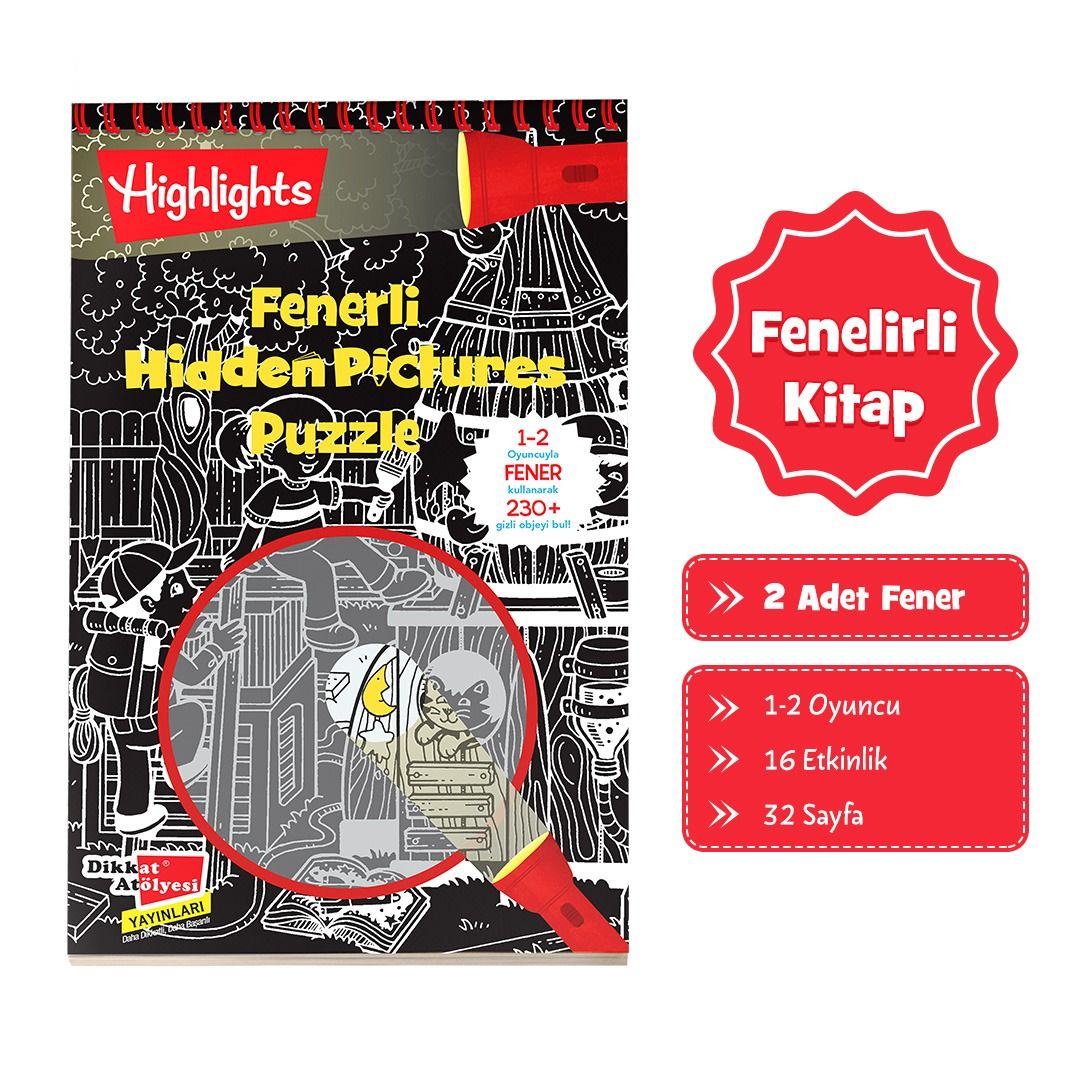 Fenerli Kitap Hidden Pictures Puzzles