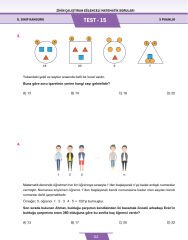 6.Sınıf Zihin Çalıştıran Eğlenceli Kanguru Matematik Soruları