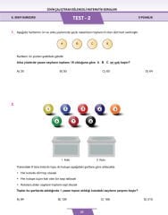 6.Sınıf Zihin Çalıştıran Eğlenceli Kanguru Matematik Soruları