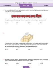 8.Sınıf Zihin Çalıştıran Eğlenceli Kanguru Matematik Soruları