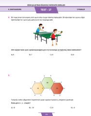 8.Sınıf Zihin Çalıştıran Eğlenceli Kanguru Matematik Soruları