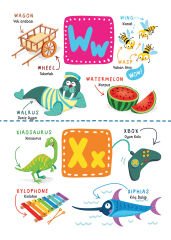 A'dan Z'ye Eğlenceli Resimlerle İngilizce İlk 200 Kelime