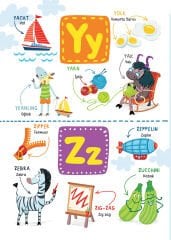 A'dan Z'ye Eğlenceli Resimlerle İngilizce İlk 200 Kelime