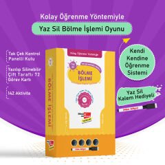 Kolay Öğrenme Yöntemiyle Çarpım Tablo ve Bölme işlemi 3'lü Set