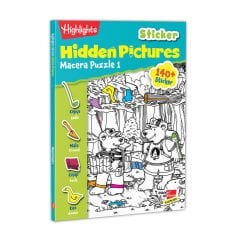 Sticker Hidden Pictures Macera Puzzle 2'li Set