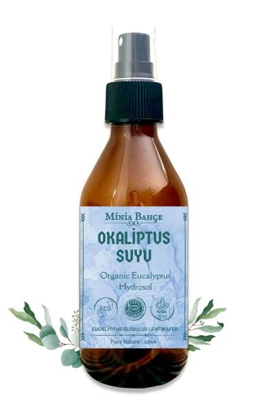 Organik Okaliptus Suyu, Yağlı, %100 Doğal, 150ml