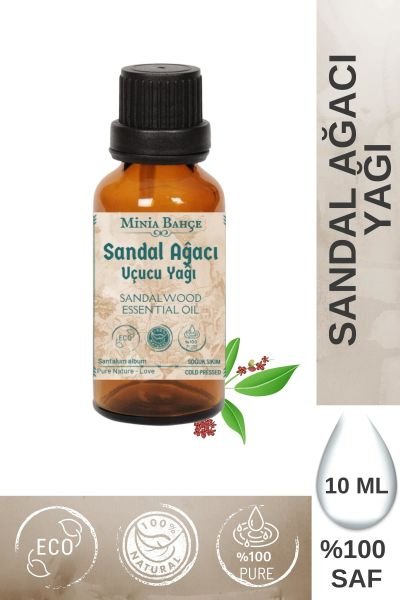 Sandal Ağacı Uçucu Yağı , %100 saf, 10ml