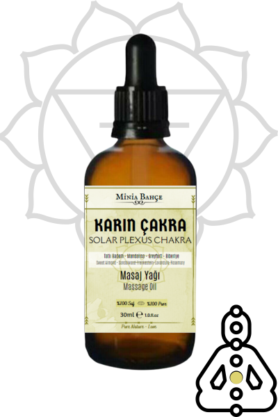 KARIN ÇAKRA MASAJ YAĞI  -  SOLAR PLEXUS  CHAKRA MASSAGE OIL- 30ML