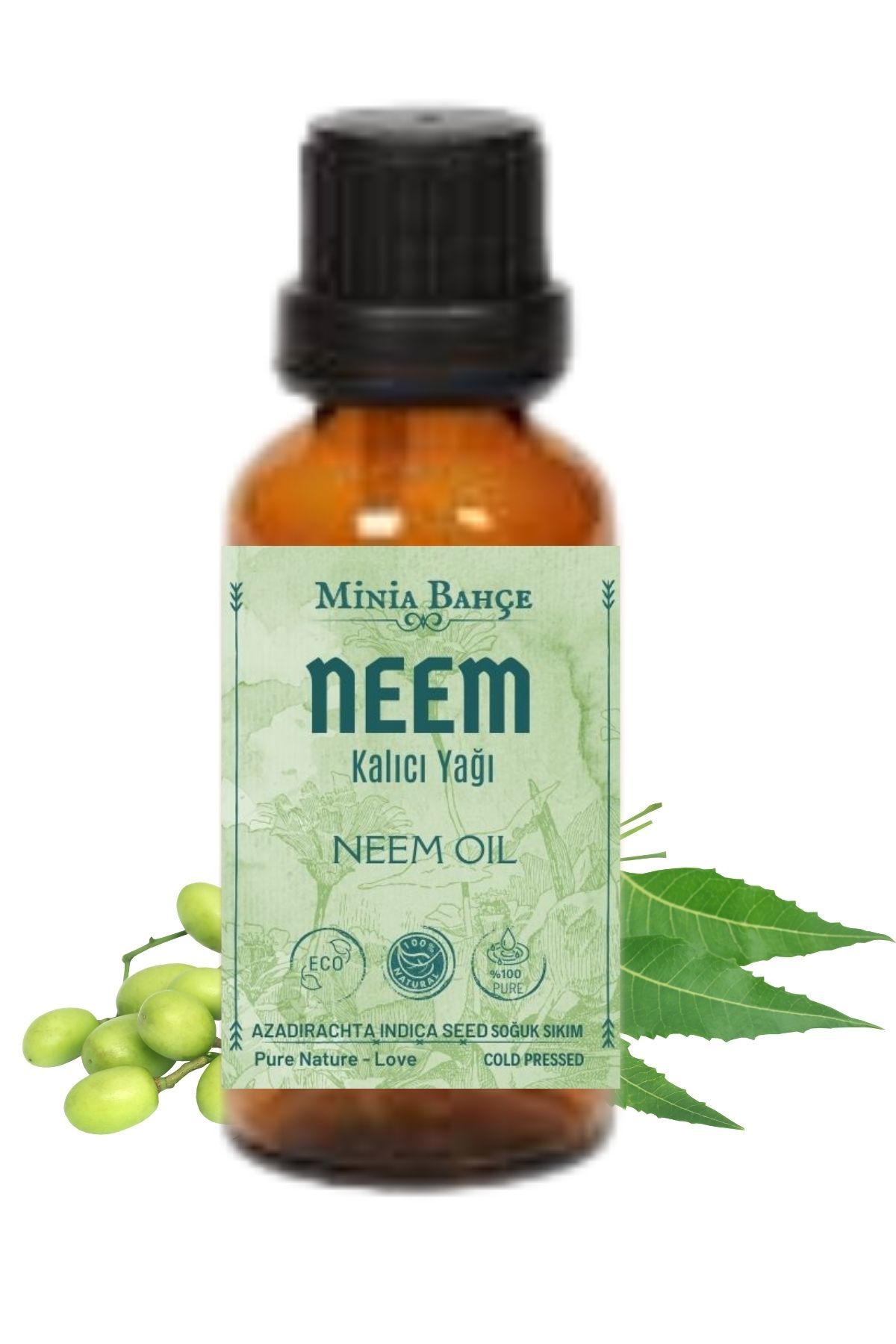 Organik Neem (Tesbih Ağacı) Yağı,  30ml %100 saf