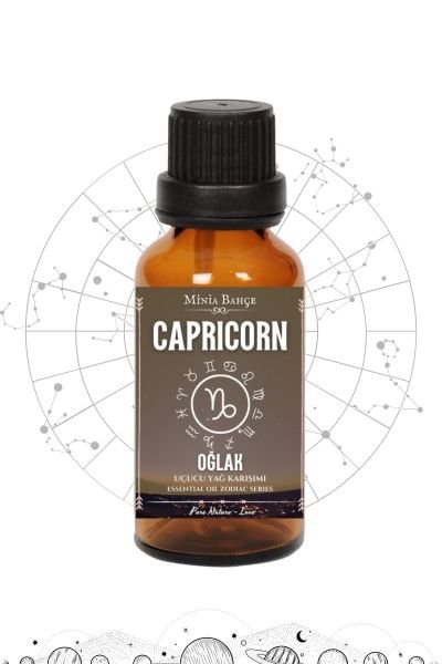 Oğlak Burcu - Capricorn, Uçucu Yağ Karışımı, 10ml