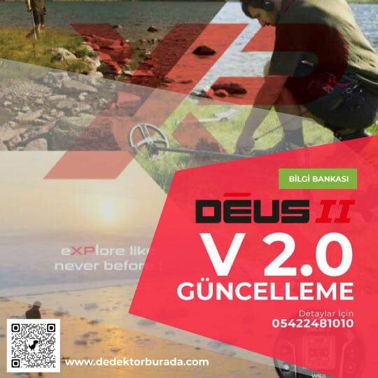 XP Deus 2 Dedektör V2.0 Güncellemesi