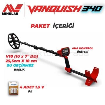 Vanquish 340 Dedektör