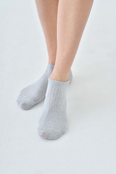 4’lü Çorap Seti - Siyah Beyaz Gri Füme