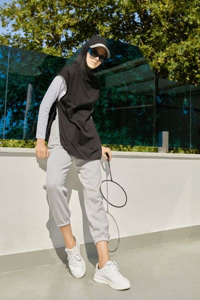 Hijab Sport Sweat - Siyah