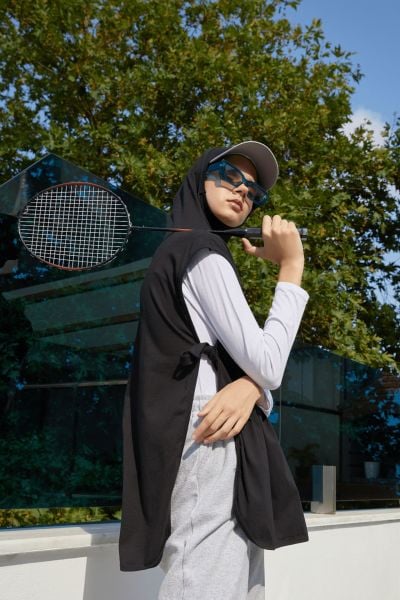 Hijab Sport Sweat - Siyah