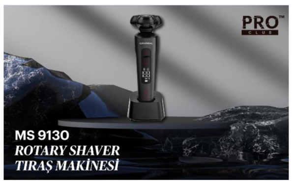 Grundig MS 9130 Rotary Shaver Traş Makinesi