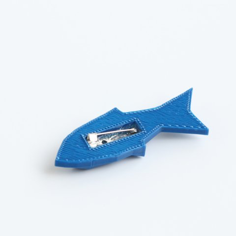 Tasarım Mavi Köpek Balığı Broş