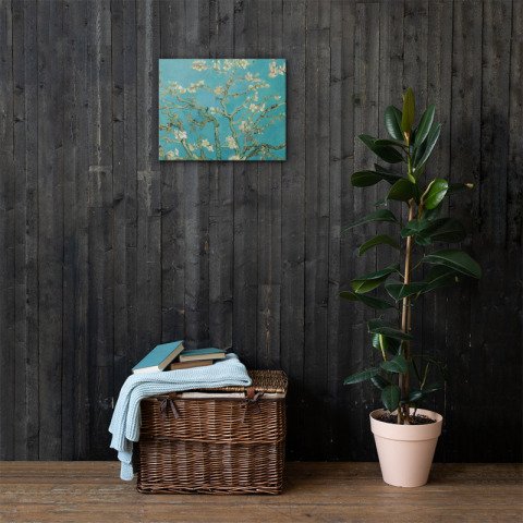 Vincent Van Gogh Almond Blossoms Blue Kanvas Tablo