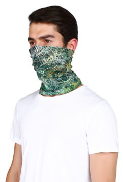 Kurukafa Siyah Beyaz Bandana Maske Bere