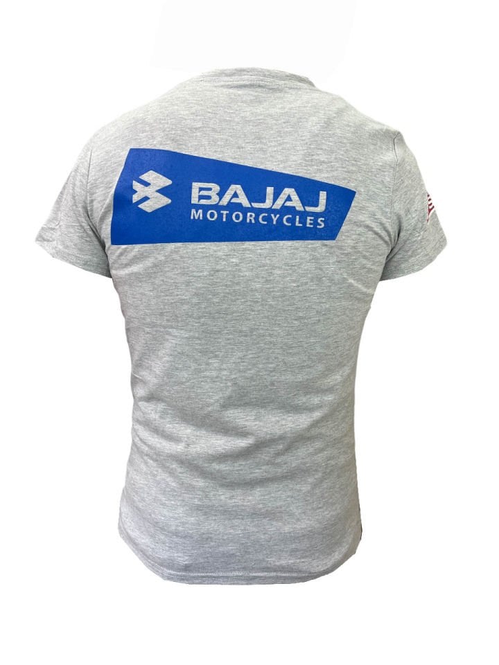 Bajaj Gri Erkek T-Shirt  % 100 Pamuk