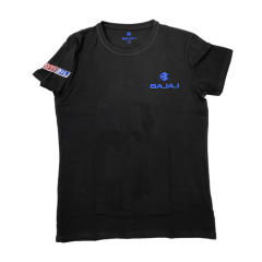 Bajaj Siyah Erkek T-Shirt  % 100 Pamuk