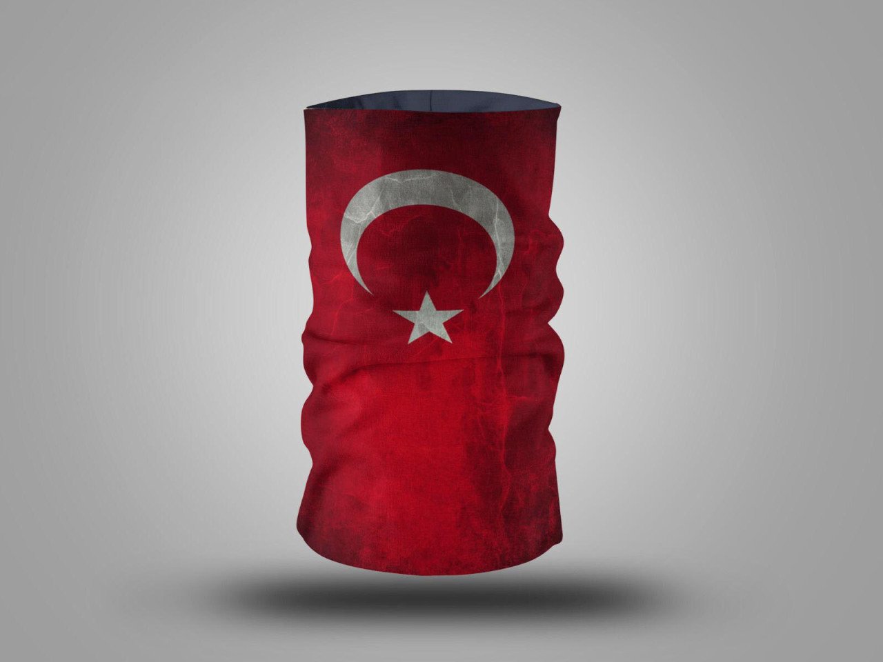 Maske-Boyunluk Türk Bayraklı
