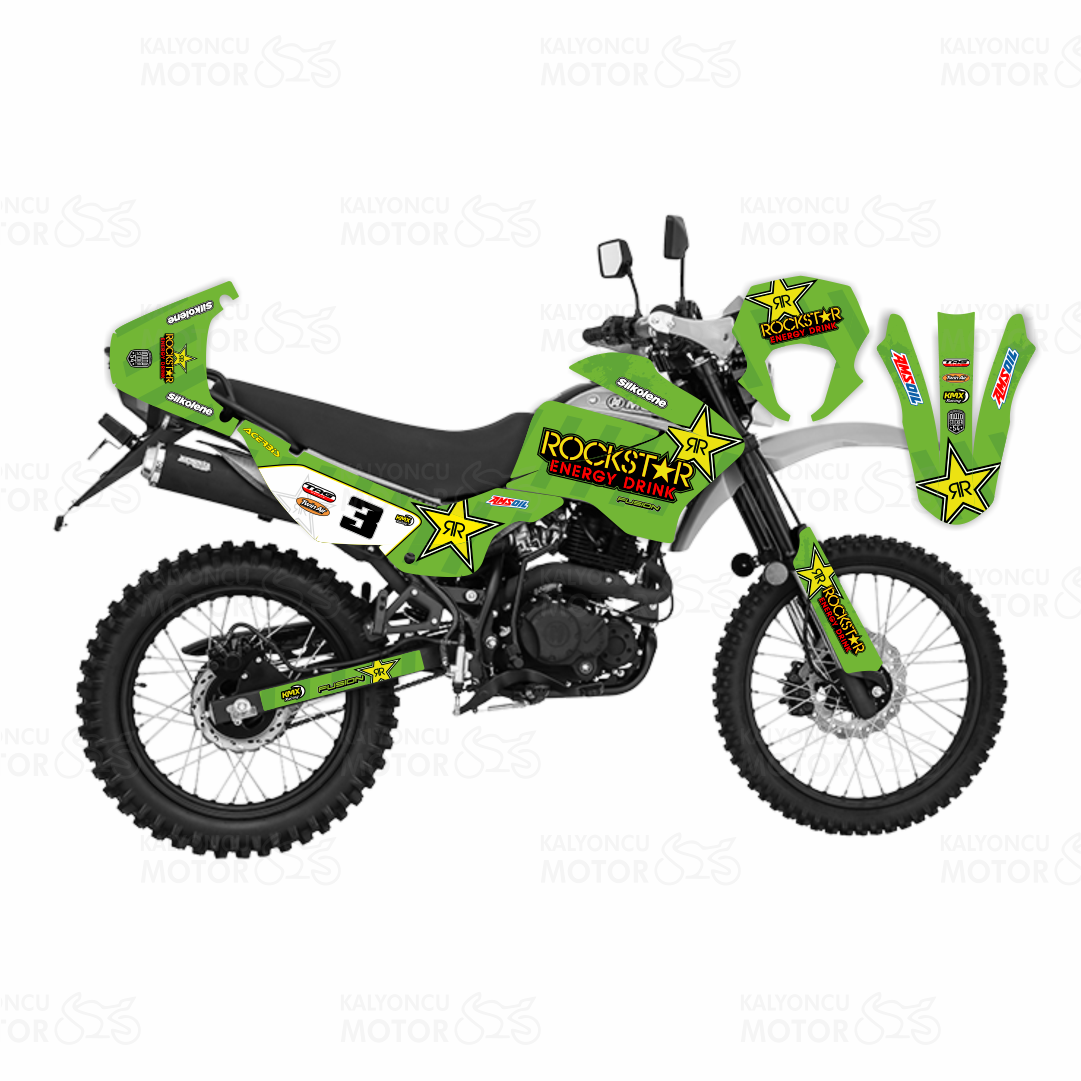 Mondial X-Treme Max 150 Rockstar Sticker Set