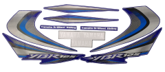 Yamaha YBR 125 Etiket Takımı Mavi 2004-2008
